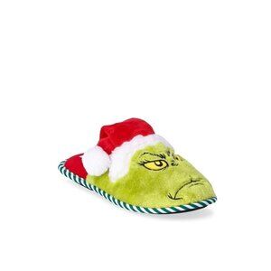 Holiday Seuss GRINCH Slippers House Shoes NEW w/Tag Men’s Size L 9 / 10 NEW